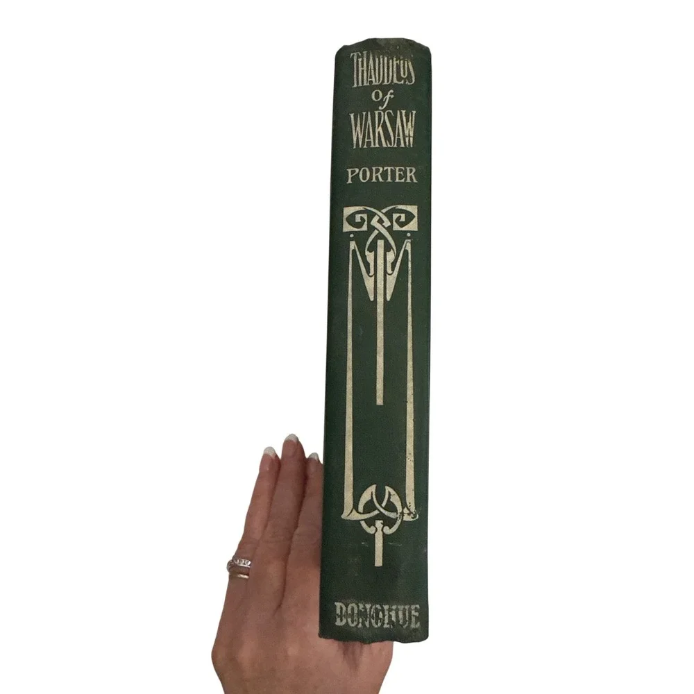 Thaddeus of Warsaw Jane Porter‎ Antique 1904 Pictorial Hardcover MA Donohue Co